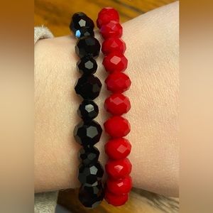 2 piece bracelet set! Go Dawgs!